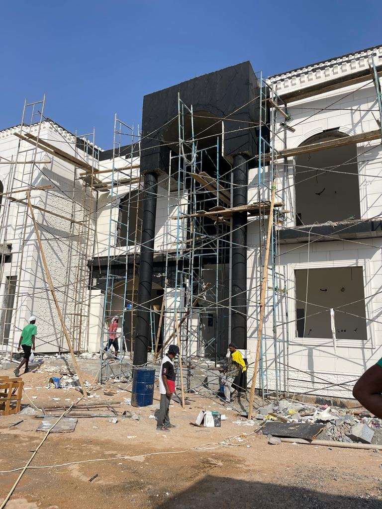 on going construction